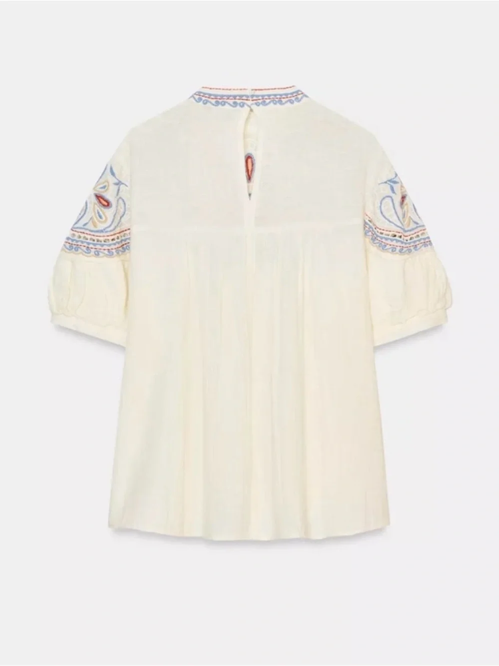 ZARA Embroidered Top and Short SET